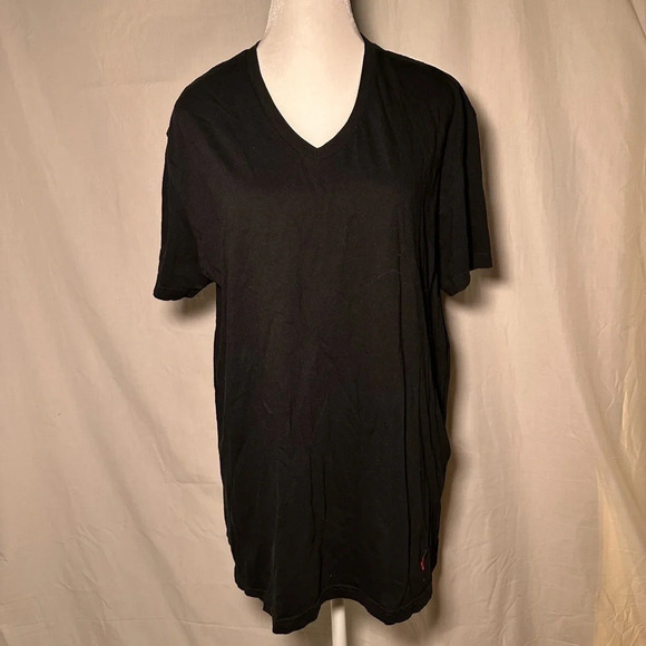 Polo Ralph Lauren Other - men’s black Polo Ralph Lauren classic fit v neck tshirt size large
